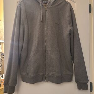 MICHAEL KORS SHERPA- LINED GRAY  HOODIE - Unisex